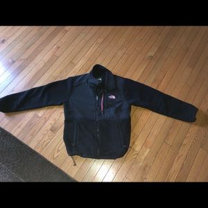 Black / pink north face